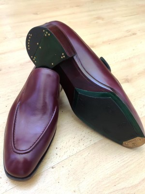 Burgundy loafers by Rozsnyai (3)